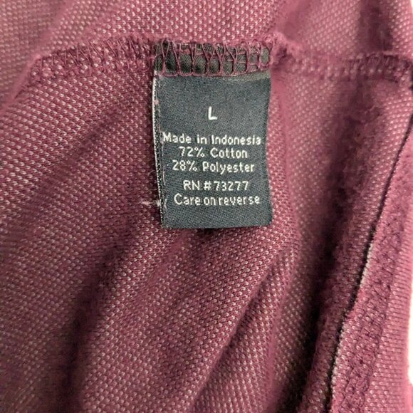 Apt. 9 Men's Burgundy Quarter-Zip Pullover, Size Large - Picture 7 of 11